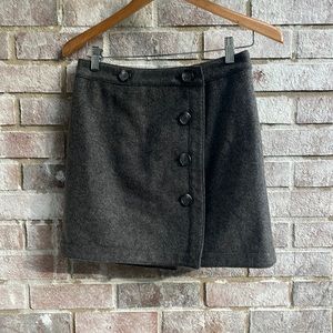 LOFT Dark Gray Mini Skirt